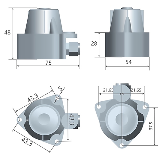 Solar radiation sensor size
