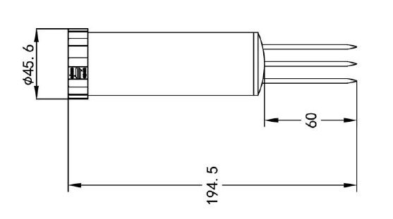 Speedy soil moisture sensor dimension