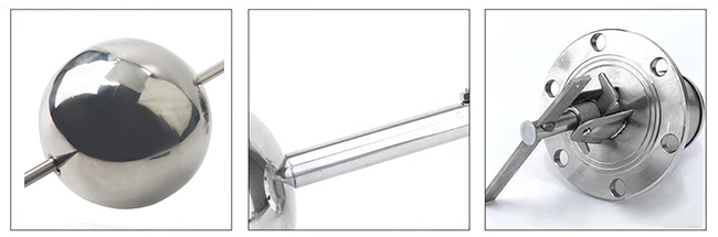 Stainless steel float switch feature