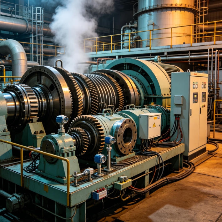 Steam turbine speed monitoring site context