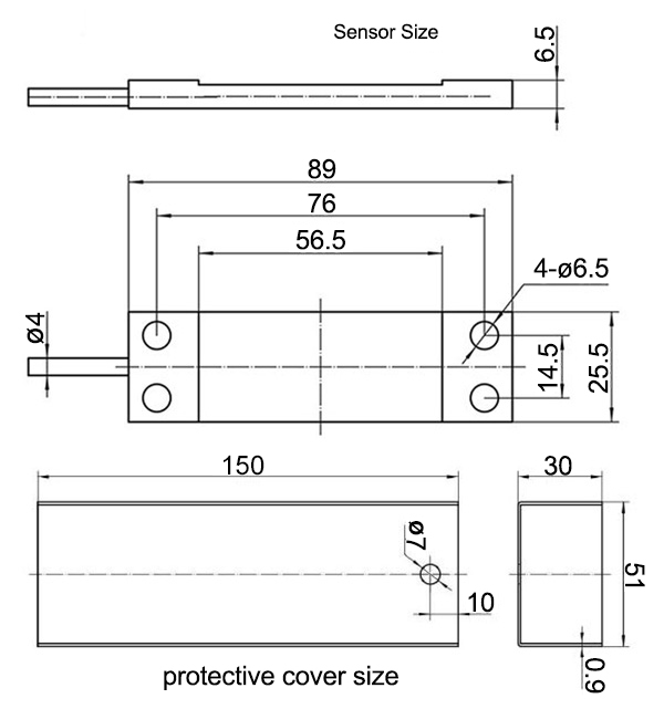Strain gauge load cell dimension