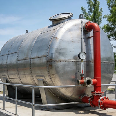 Submersible hydrostatic level sensor for fire water tank