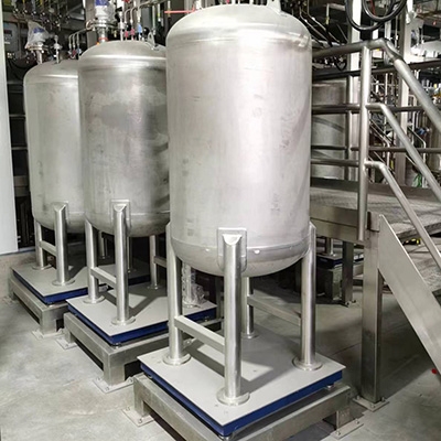 Tank weighing