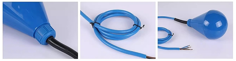 Teardrop float switch feature