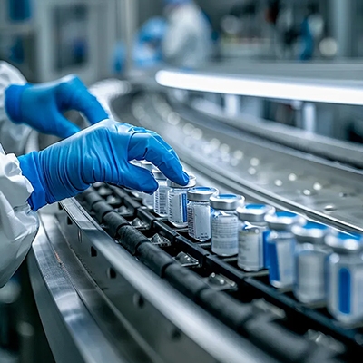 Temperature monitoring in pharmaceutical manufacturing