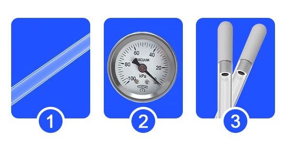 Tensiometer soil moisture sensor detail