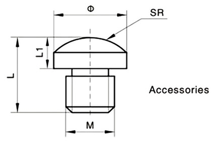 Tension compression load cell spoke type accessories dimensions