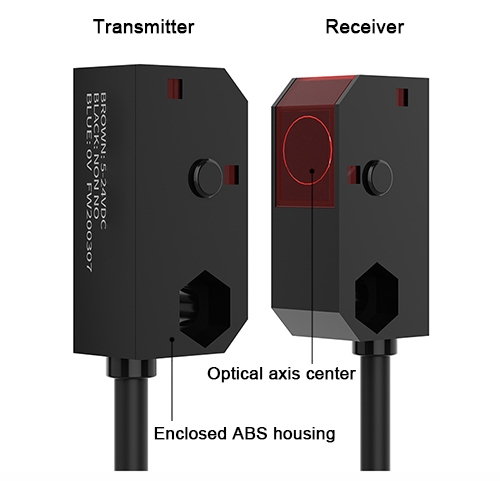 Through beam photoelectric sensor detail