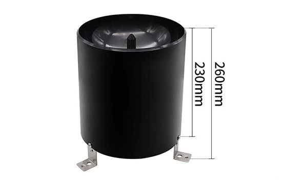 Tipping bucket rain gauge sensor dimension