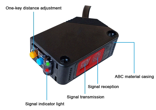 0.05 to 3m laser sensor detail