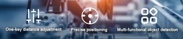 0.05 to 3m laser sensor feature