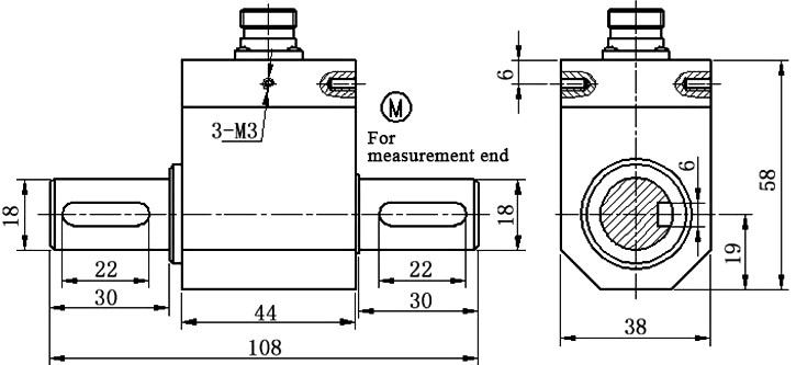 Torque sensor for motor size