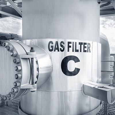 Trace oxygen sensor of gas separation