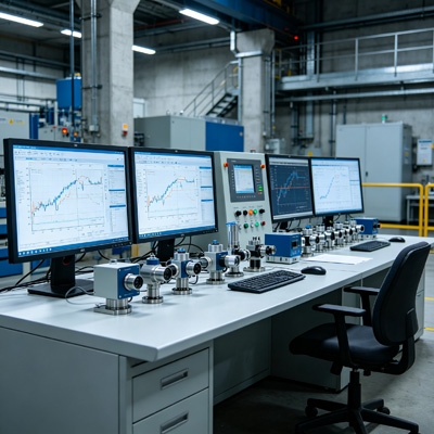 True RMS voltage sensor used in industrial engineering monitoring system