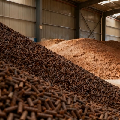 Tuning fork level switch for solid materials