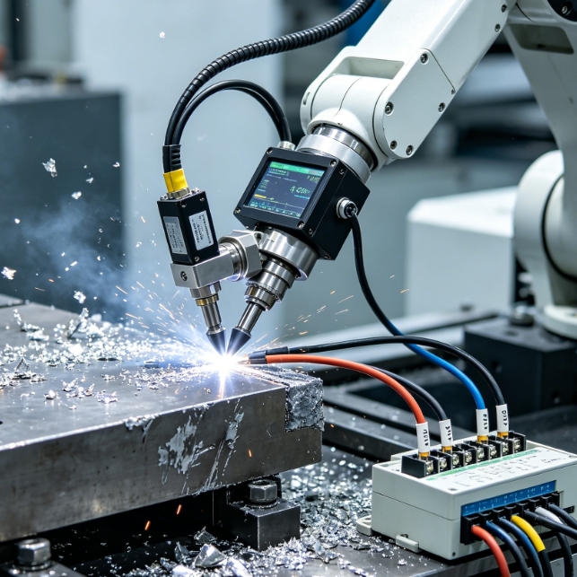 Typical application diagram of 4-20mA signal isolator in automated robotic welding