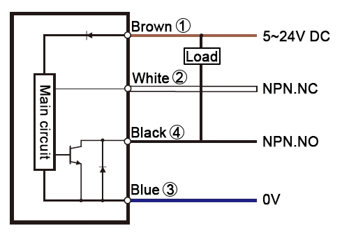 U type photoelectric sensor npn output