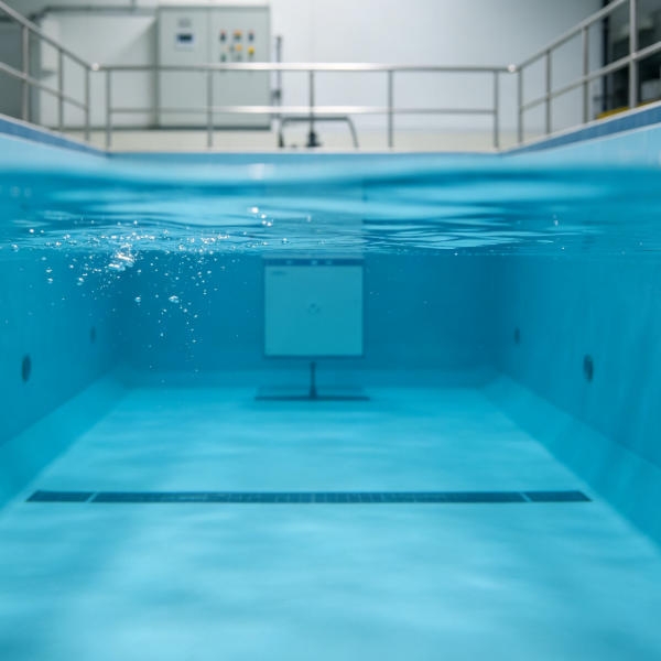Ultrasonic communication sensor application for underwater data transmission and subsea monitoring.