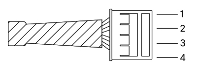 Ultrasonic communication sensor wiring diagram.