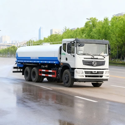 Ultrasonic fuel level sensor for water truck