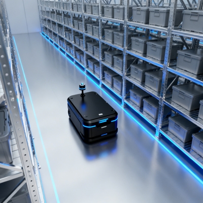 Ultrasonic proximity sensor for smart warehousing