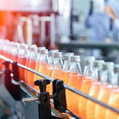 Ultrasonic water flow sensor for beverage industry