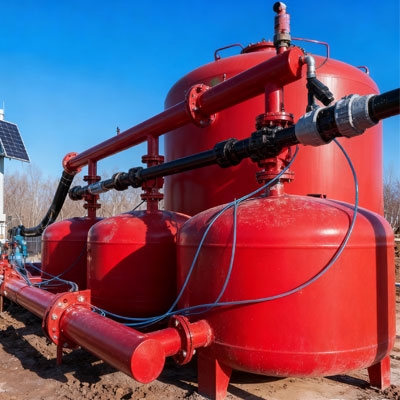 Ultrasonic water tank level sensor for water supply system