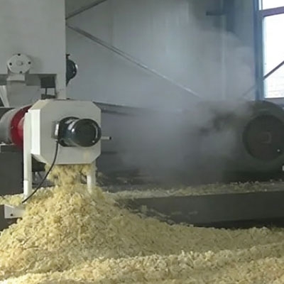 Vibrating rod level switch for feed processing