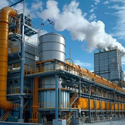 Vortex flow sensor for heat recovery system