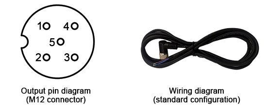 Vortex flow sensor output pin diagram