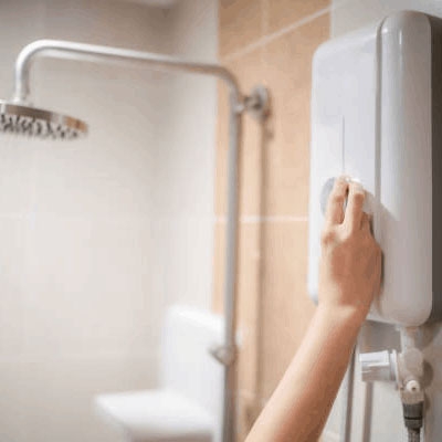 Water flow sensor for water heater