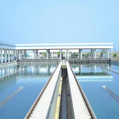 Water flow sensor for water treatment plant