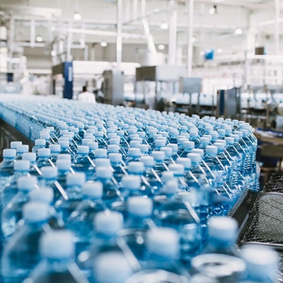 Water quality sensor for bottling plant