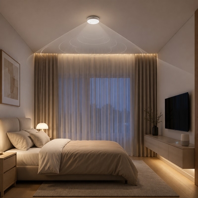 WiFi human presence sensor used for bedroom occupancy detection