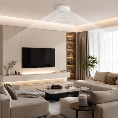 WiFi human presence sensor used for living room presence detection