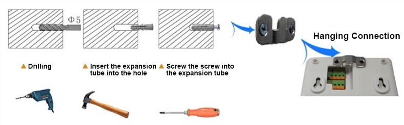 Wireless temp and humidity sensor install