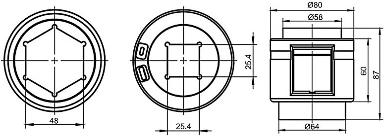 Wireless torque sensor size