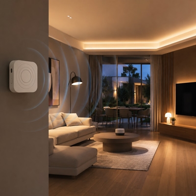 Zigbee human presence sensor used for smart home automation