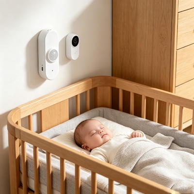 Zigbee mmWave presence sensor application, nursery safety presence detection