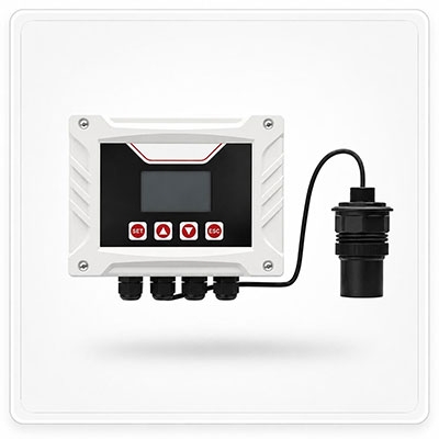 Non contact ultrasonic water level sensor product show